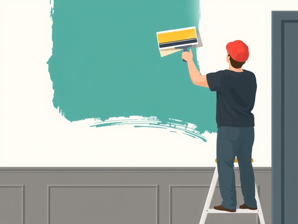 Travaux de peinture réalisés à Denain