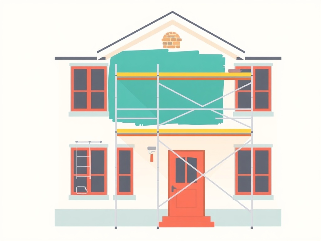 Travaux de peinture réalisés à Ermont