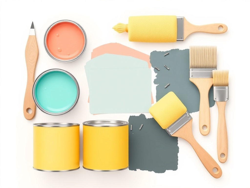 Travaux de peinture réalisés à Fleury-les-Aubrais