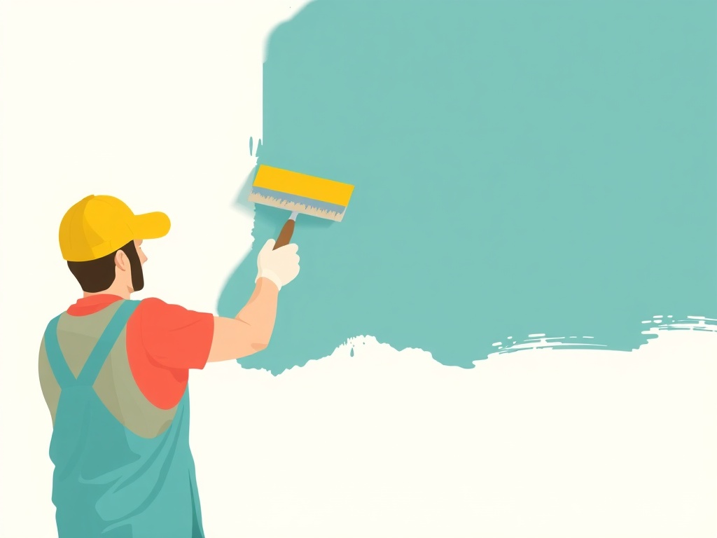 Travaux de peinture réalisés à Grande-Synthe