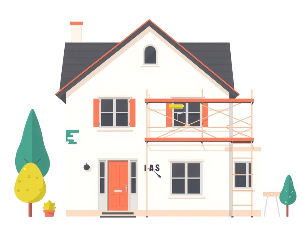 Travaux de peinture réalisés à Hazebrouck