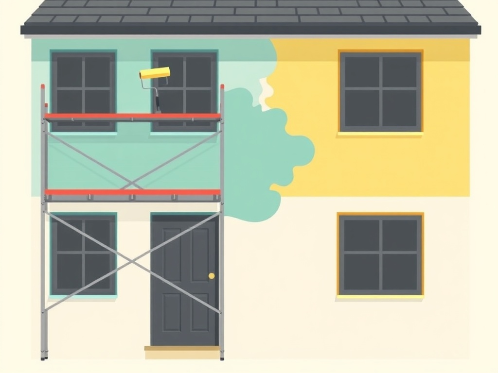 Travaux de peinture réalisés à Houilles