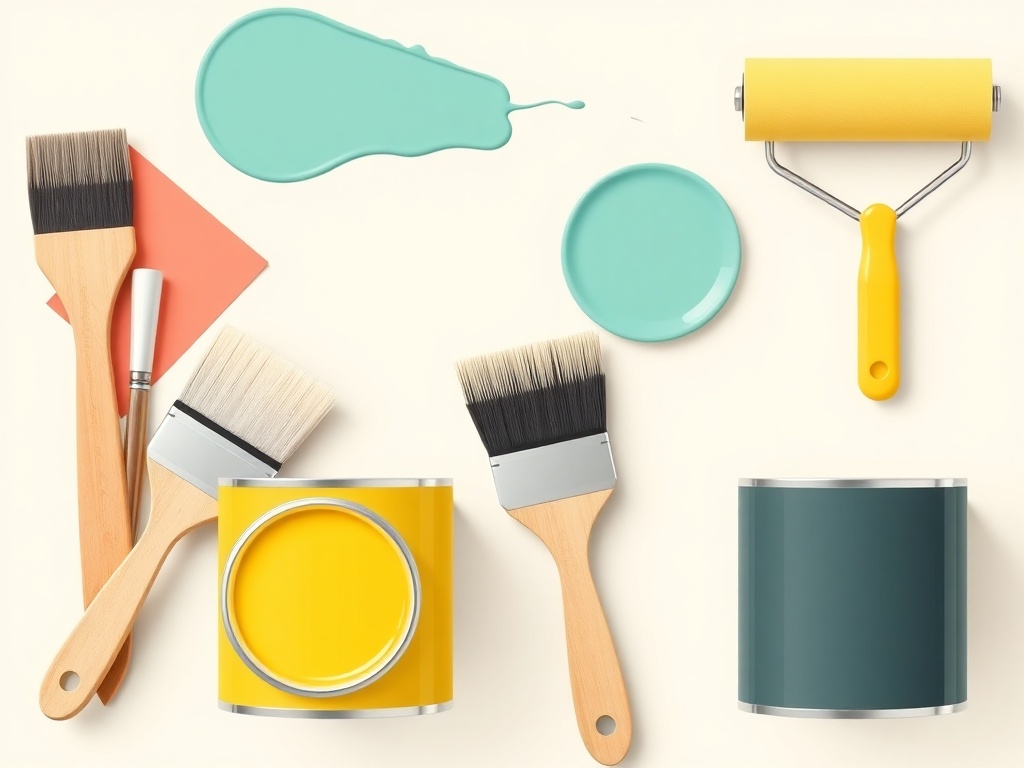 Travaux de peinture réalisés à La Courneuve