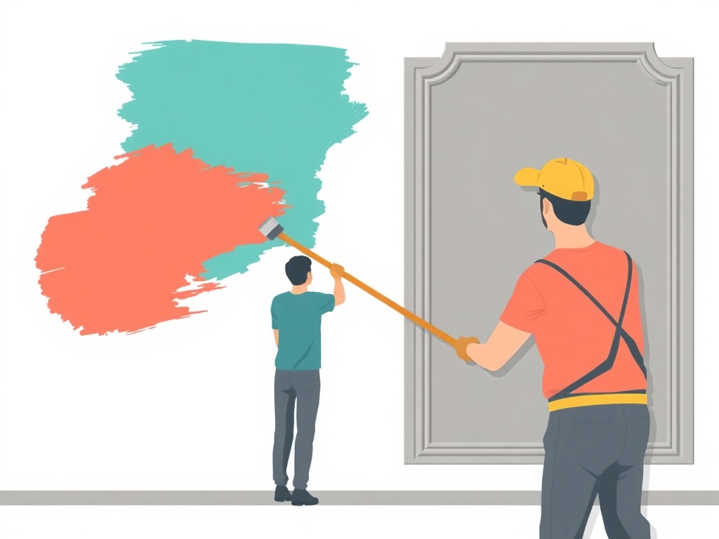Travaux de peinture réalisés à La Valette-du-Var