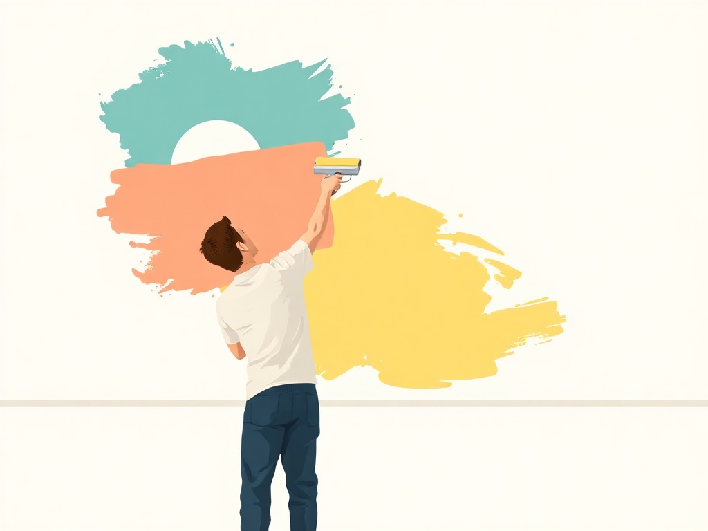 Travaux de peinture réalisés à Mantes-la-Ville