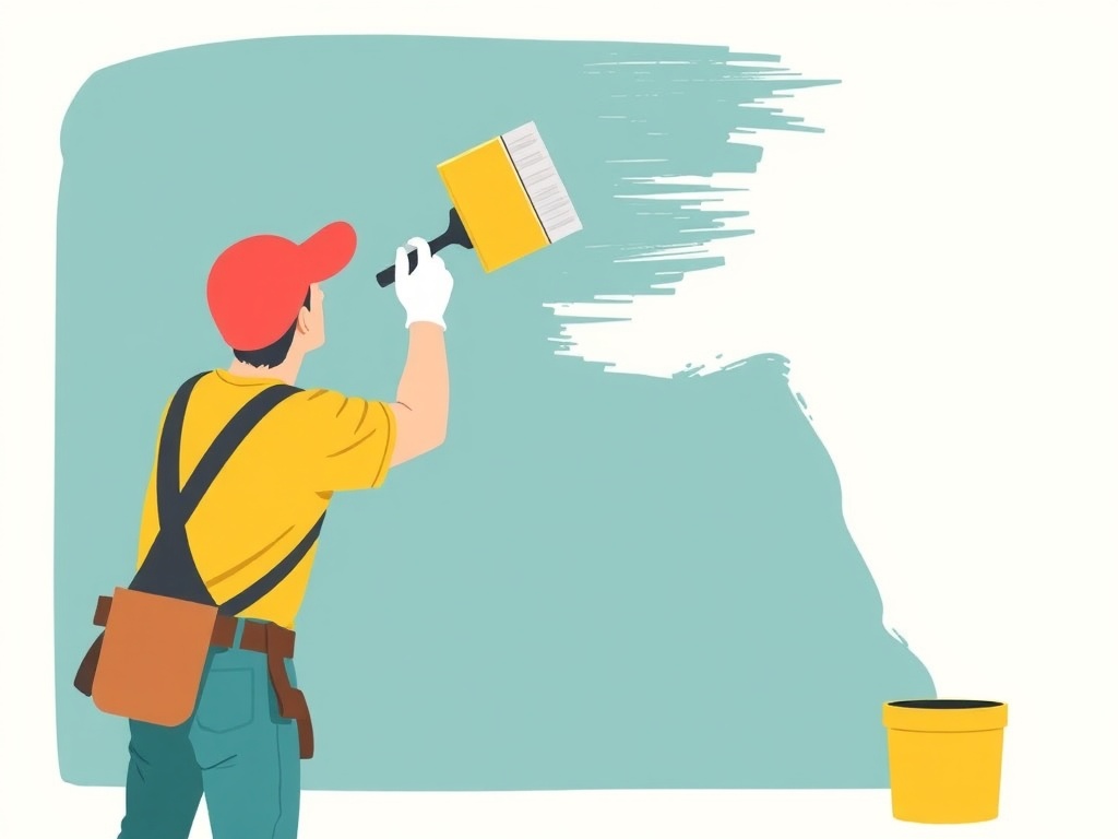 Travaux de peinture réalisés à Poissy