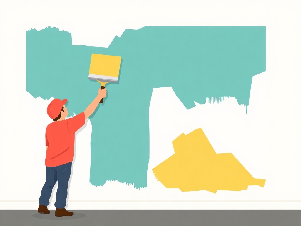 Travaux de peinture réalisés à Saint-Ouen-l'Aumône