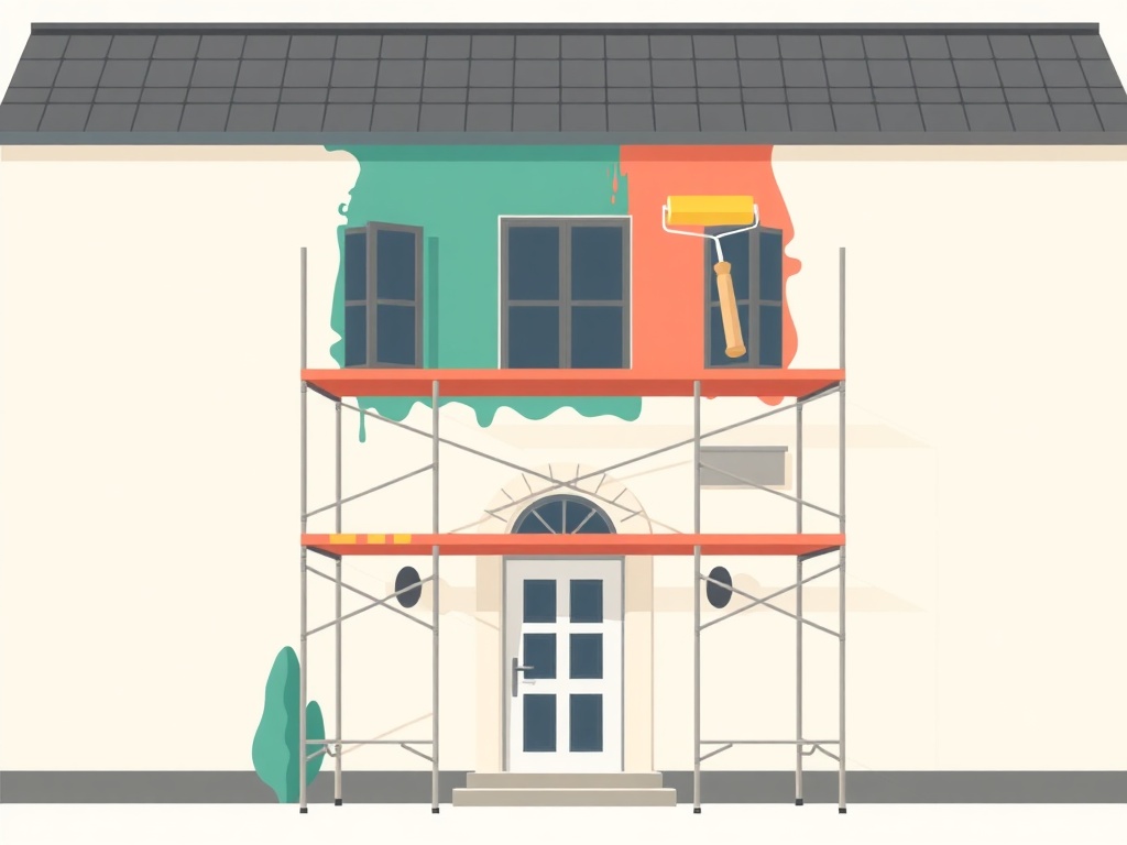Travaux de peinture réalisés à Sarcelles