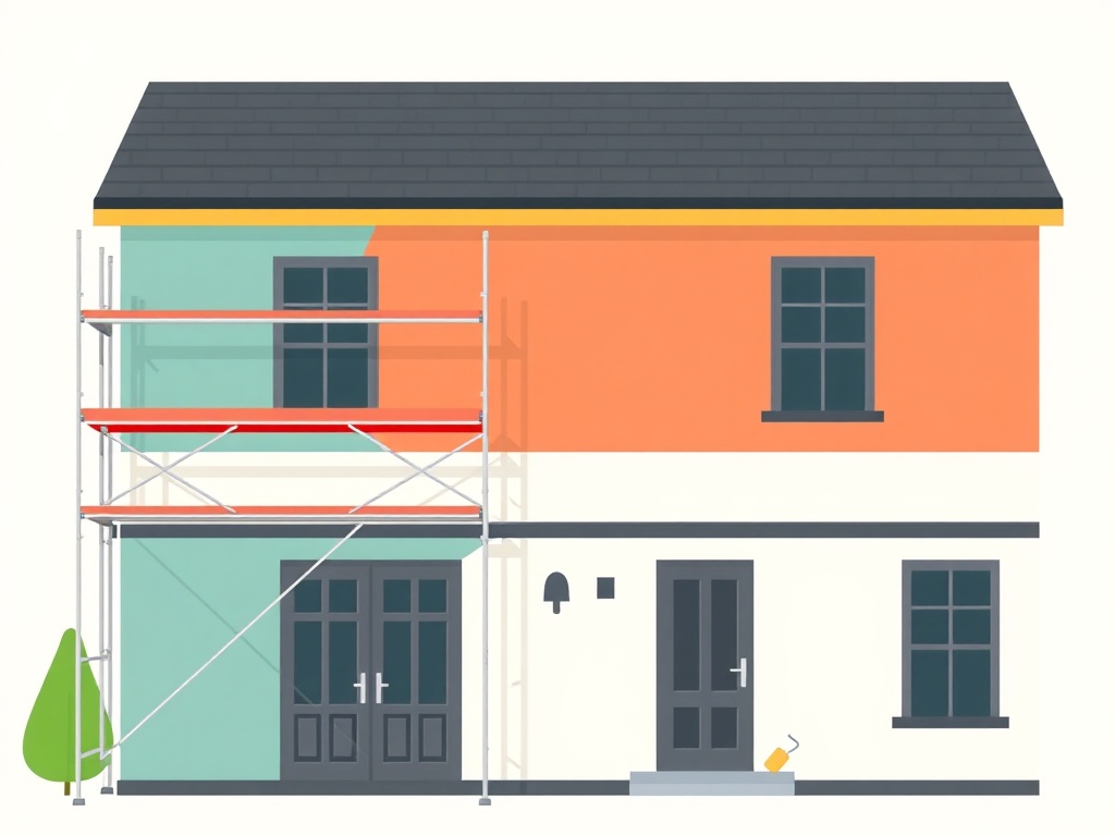 Travaux de peinture réalisés à Trappes